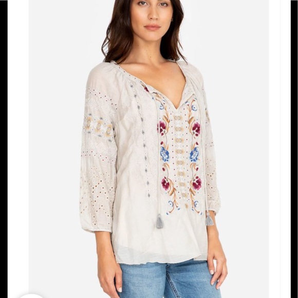 Johnny Was Angelique Peasant Blouse - Picture 4 of 7